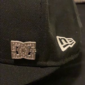 DC New Era Black Short Lid Cap 7 1/4